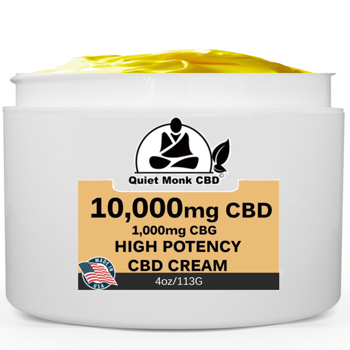 strongest 10000 mg cbd cream from Quiet Monk