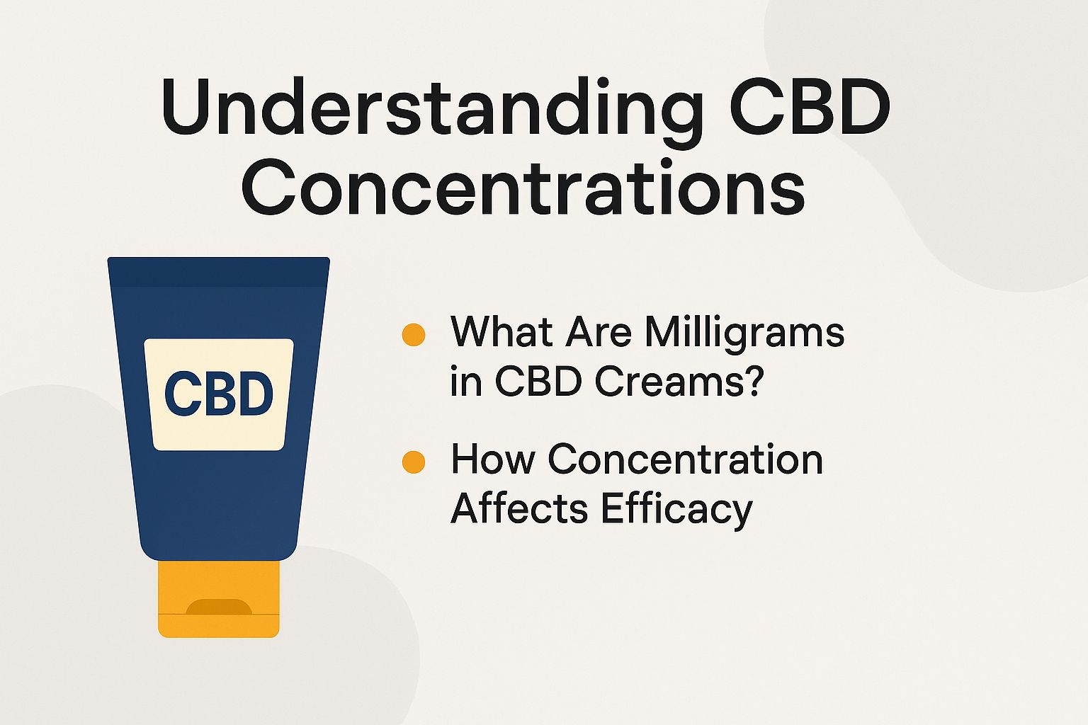 Understanding CBD Concentrations