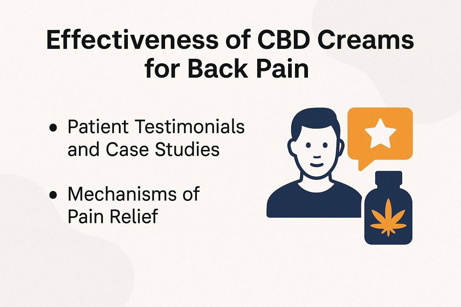 Effectiveness of CBD Creams for Back Pain