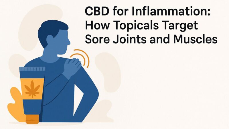 CBD for Inflammation: How Topicals Soothe Sore Joints and Muscles