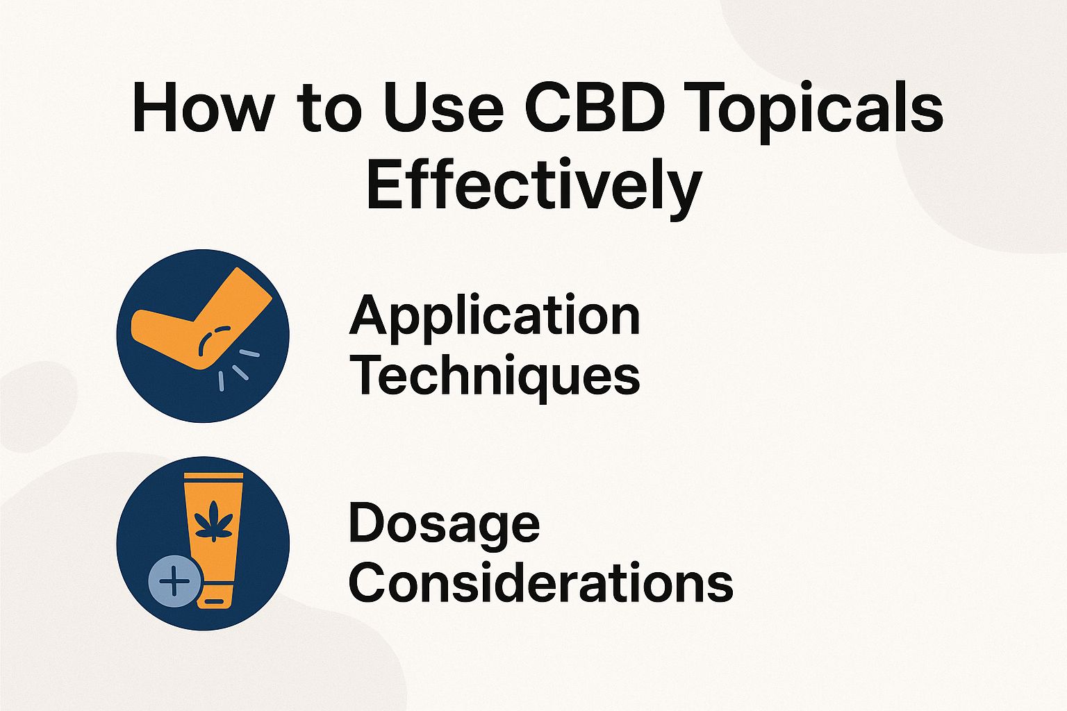 How to Use CBD Topicals Effectively